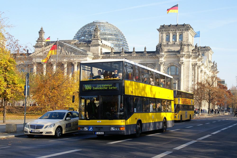 Probeeinsatz Doppeldecker Buslinie 34 Frankfurt am Main